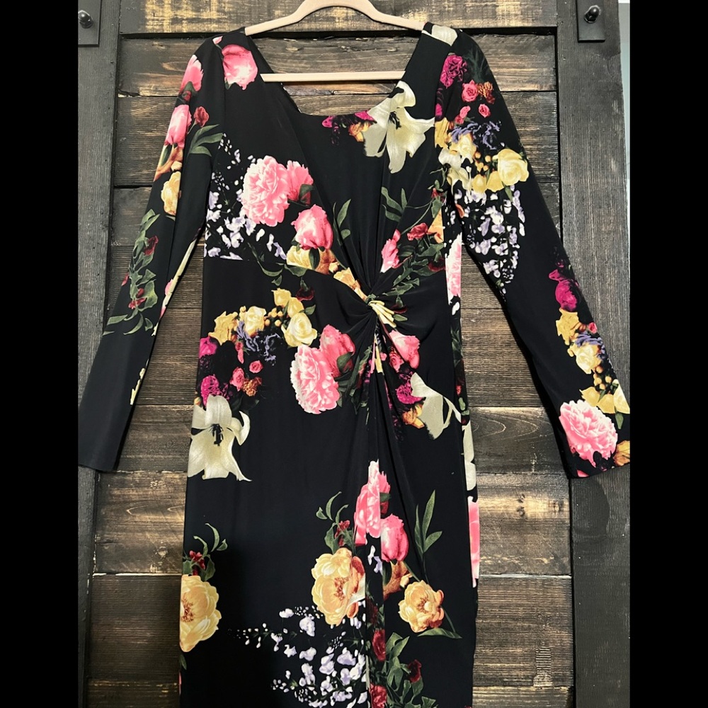 • Jessica Simpson • Black Floral Dress •